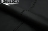 BLACK STITCH LEATHER 2X FRONT DOOR TRIM COVERS FOR MERCEDES W164 05-11 JF2