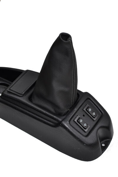FITS MICROCAR VIRGO PRESTIGE HSE GEAR GAITER grey stitch CUSTOM NEW MADE IN UK