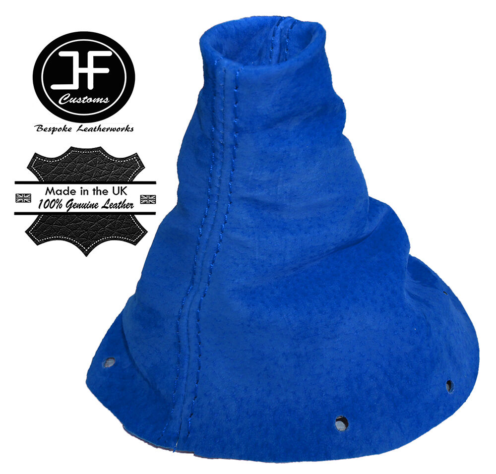BLUE PU SUEDE FITS AUDI TT MK1 1998-2006 GEAR GAITER GAITER SHIFT BOOT