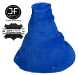 BLUE PU SUEDE FITS AUDI TT MK1 1998-2006 GEAR GAITER GAITER SHIFT BOOT
