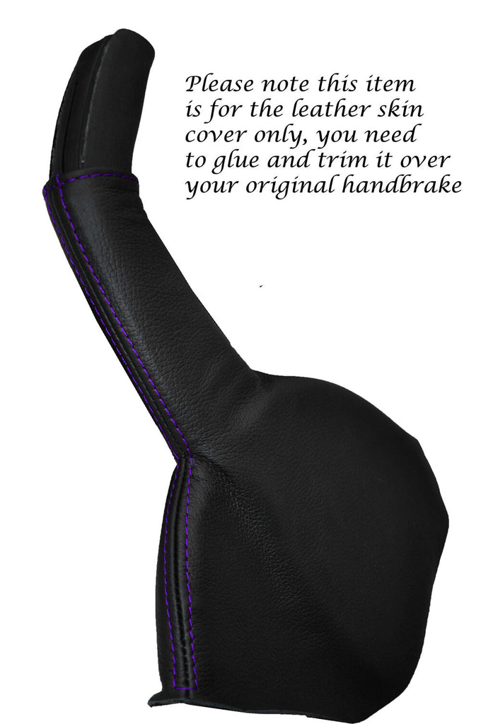 PURPLE STITCH LEATHER HANDBRAKE BOOT FITS HOLDEN COMMODORE VY VZ 2002-2006