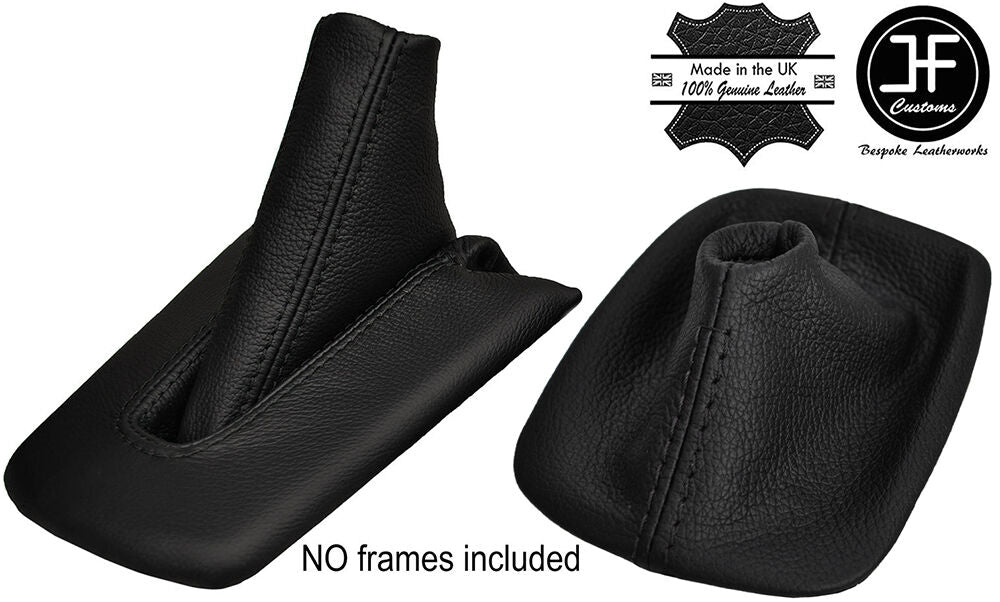 BLACK STITCH AUTO AUTOMATIC LTHR GEAR HANDBRAKE GAITER FOR BMW Z4 E85 E86 02-08