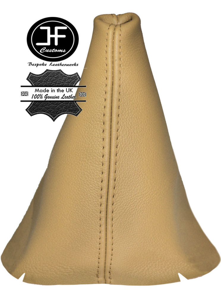 CREAM GENUINE LEATHER FITS VW VOLKSWAGEN GOLF Mk5 JETTA GEAR STICK GAITER