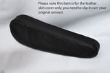 BLACK STITCH 1X DRIVER SEAT ARMREST LEATHER SKIN COVER FITS MAZDA 5 MPV 05-10