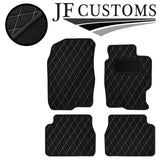 WHITE DIAMOND STITCH VINYL 4X TAILORED FLOOR CARPETS FOR MAZDA 6 MK1 02-07 JF1