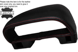 RED STITCH SPEEDO SURROUND TRIM LEATHER COVER FITS HONDA CIVIC EF 1989-1992