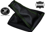 GREEN STITCH FITS NISSAN MICRA MK2 K11 1993-2002 GEAR STICK GAITER LEATHER NEW