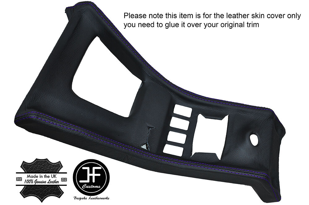 PURLE STITCH CENTER CONSOLE LEATHER COVER FITS ALFA ROMEO SPIDER CLASSIC 70-85