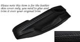 BLACK STITCH HANDBRAKE TRIM SKIN COVER FITS VW GOLF MK1 JETTA CADDY SCIROCCO