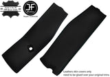BLACK STITCH 2X LOWER B PILLAR LEATHER COVERS FITS VW T5 TRANSPORTER SHUTTLE