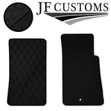 D GREY DIAMOND VINYL 2X TAILORED FLOOR CARPETS FOR MAZDA MX5 MK2 98-05 JF1