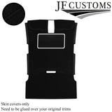 BLACK STITCH LUXE SUEDE SUNROOF HEADLINER COVER FOR AUDI A6 C6 04-11 AVANT