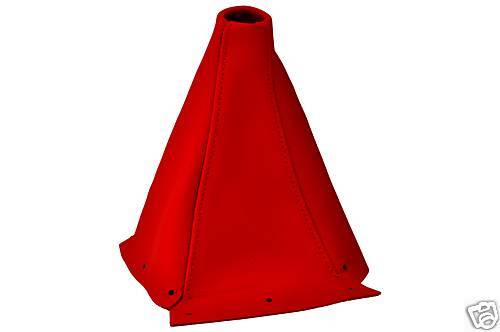 FITS NISSAN SKYLINE R33 GEAR GAITER GENUINE RED LEATHER CUSTOM NEW MADE IN UK