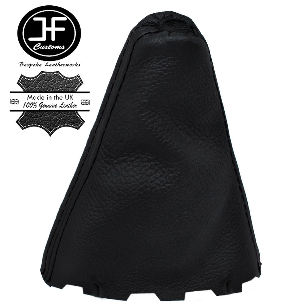 BLACK STITCH REAL LEATHER MANUAL GEAR GAITER FITS TOYOTA URBAN CRUISER 08-2014