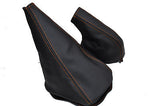 FITS MINI CLASSIC ROVER COPPER AUSTIN MORRIS ORANGE STITCH CUSTOM NEW MADE IN UK