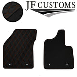TAN  DIAMOND VINYL 4X TAILORED FLOOR CARPET FOR ALFA GIULIETTA AUTO 10-14 JF1