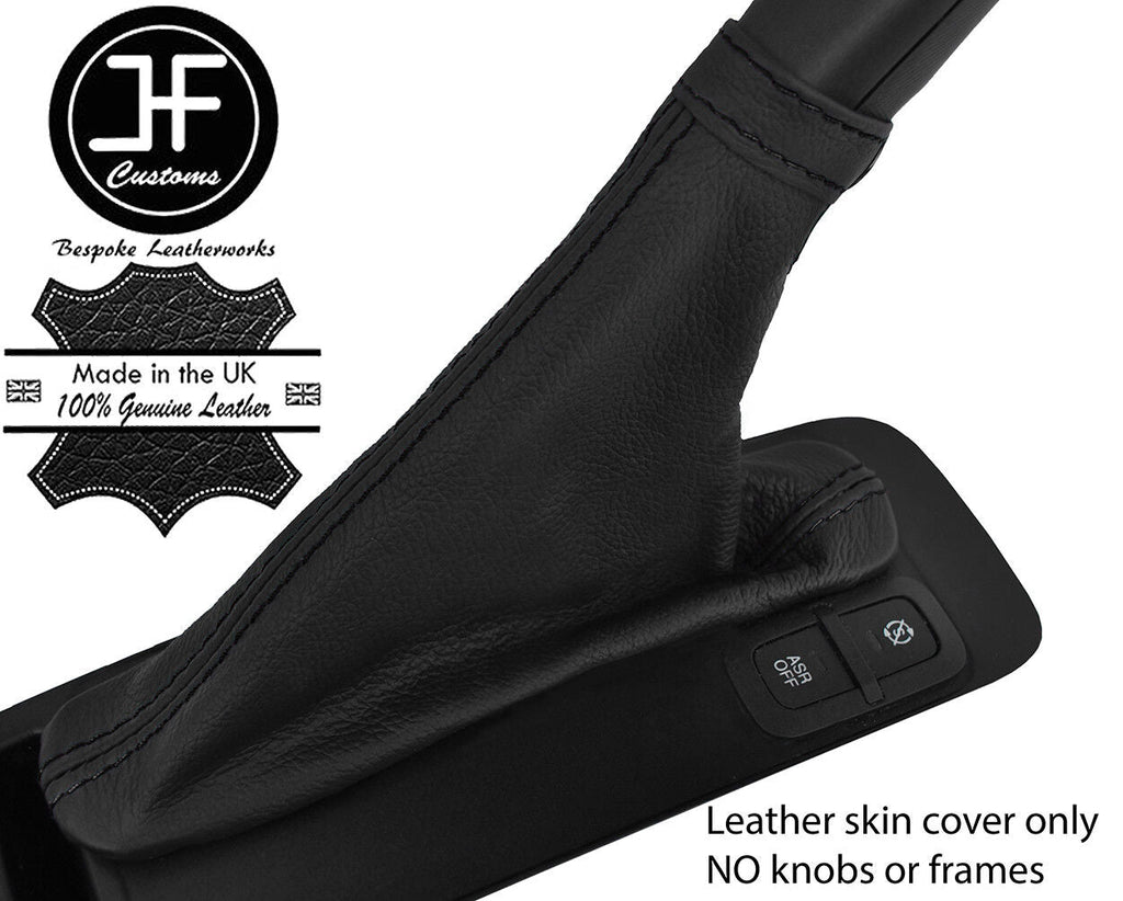 BLACK STITCH REAL LEATHER HANDBRAKE GAITER FITS VAUXHALL OPEL COMBO D MK3 13-18