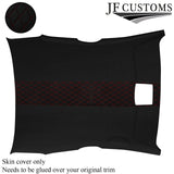 DSG2 RED DIAMOND STITCH LUXE SUEDE HEADLINER COVER FOR MAZDA RX8 02-12