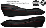 RED STITCH FULL CENTRE CONSOLE LEATHER COVERS FITS PORSCHE BOXSTER 986 96-04