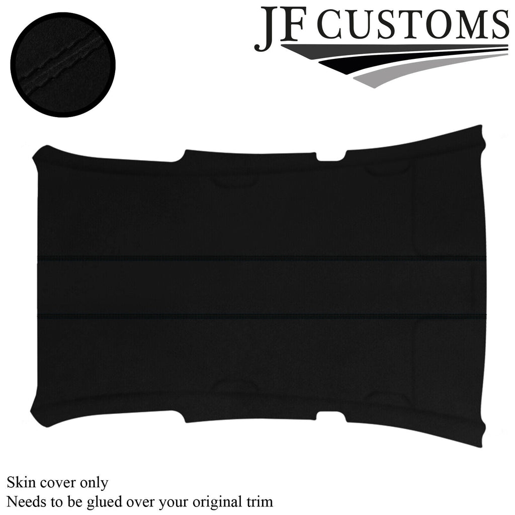 BLACK STITCH SUEDE ROOF  HEADLINER COVER FOR SUBARU IMPREZA MK3 07-11 5 DOOR