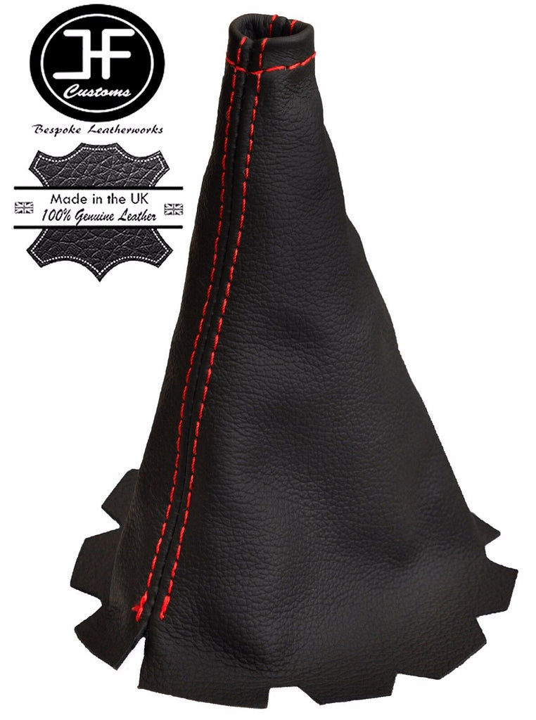 RED STITCHING LEATHER AUTO AUTOMATIC GEAR GAITER FITS GMC ENVOY 2002-2009