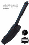 BLUE STITCH HANDBRAKE+TRIM LEATHER COVERS FOR VW GOLF MK1 JETTA CADDY SCIROCCO