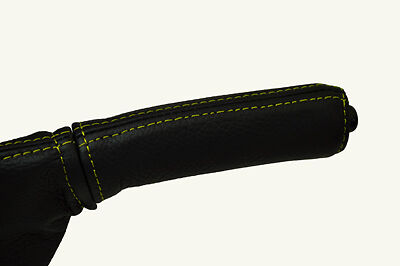 yellow stitch FITS TOYOTA SUPRA MK3 86-93 HANDBRAKE HANDLE COVER ONLY CUSTOM NEW