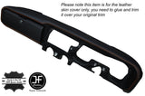 ORANGE STITCH DASH DASHBOARD LEATHER SKIN COVER FITS RELIANT SCIMITAR GTE SE5A