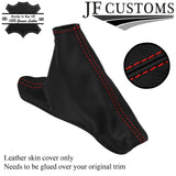 RED STITCH ITALIAN LEATHER HANDBRAKE COVER FOR MAZDA CX-5 12-16 CUSTOM NEW