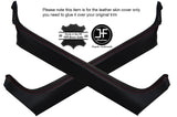 RED STITCH 2X A POST PILLAR TRIM LEATHER COVERS FITS PORSCHE 928 S2 S4