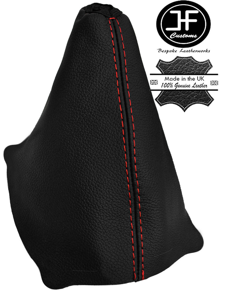 RED STITCH REAL LEATHER MANUAL GEAR GAITER FITS PEUGEOT 3008 5008 2009-2016
