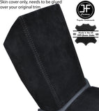 BLACK STITCHING REAR STORAGE LID SUEDE COVER FITS MERCEDES SLK R171 2004-2011