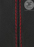 RED STITCH 2X FRONT DOOR CARD+ARMREST LTHR COVERS FOR MERCEDES C CLASS W203