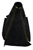 YELLOW STITCH  FITS NISSAN SKYLINE R33 GTS GTR GTST 1993-1998 SUEDE GEAR GAITER