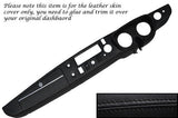 BLACK STITCH DASH DASHBOARD LEATHER SKIN COVER FITS MG MGB MGC GT OLD SHAPE