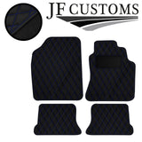 BLUE DIAMOND STITCH VINYL 4XTAILORED FLOOR CARPET FOR VW CORRADO 98-05 JF1