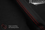 RED STITCH 3X DASH TRIM LEATHER SKIN COVERS FITS LAND ROVER DEFENDER 07-14