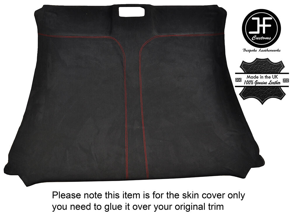 RED STITCH ROOF HEADLINING LINER LUXE SUEDE COVER FITS TOYOTA SUPRA MK4 93-02