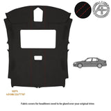 LUXE SUEDE HEADLINER  WITH SUNROF COVER FITS SAAB 9-3 2002 - 2011 SEDAN