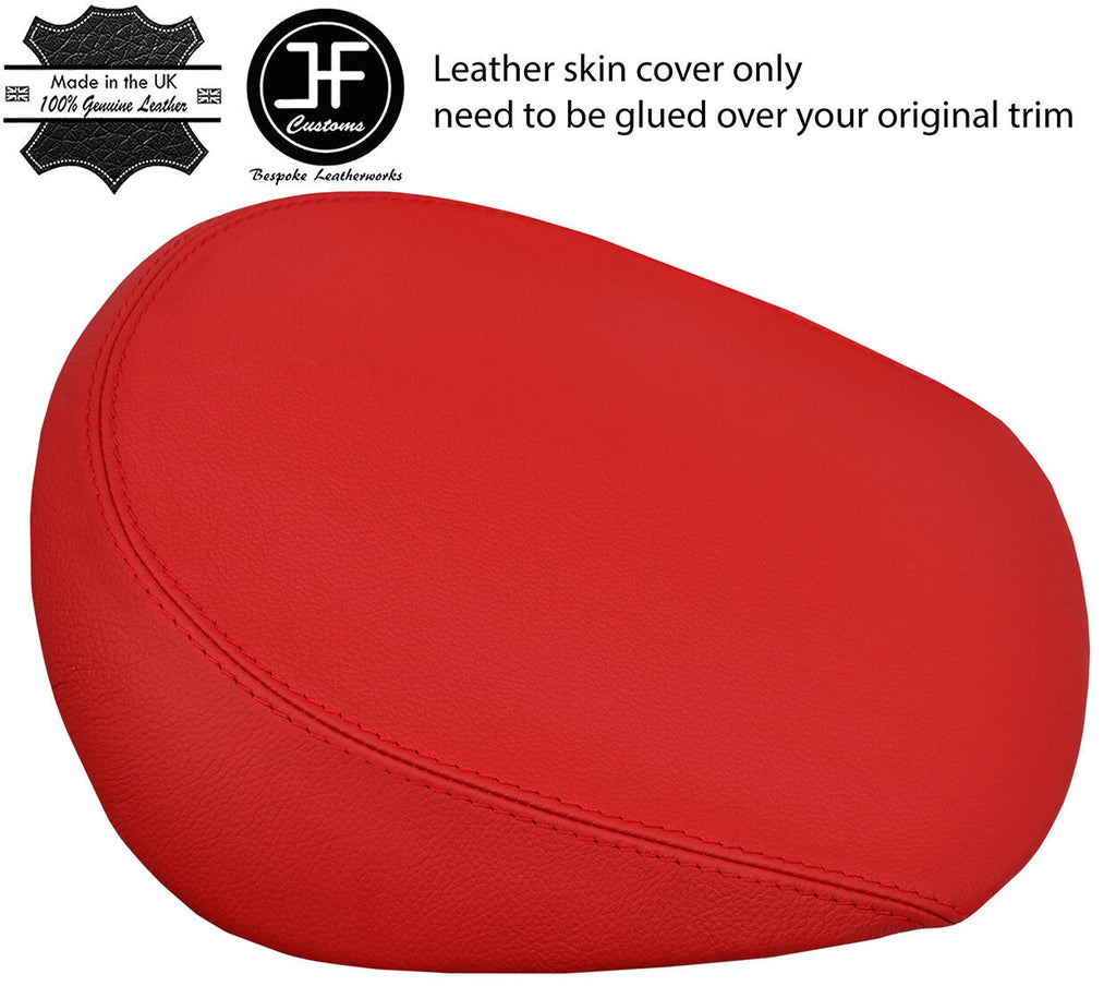 RED SPEEDO HOOD TOP GRAIN REAL LEATHER COVER FITS VAUXHALL OPEL MOKKA 12-2018