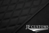 D GREY DIAMOND STITCH VINYL 4X TAILORED FLOOR CARPET FOR JEEP RENEGADE 15-21 JF1