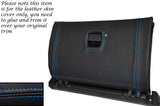 BLUE STITCHING GLOVE BOX LID LEATHER SKIN COVER FITS TOYOTA MR2 MK2 1989-2000