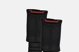 black stitch FITS HYUNDAI ACCENT 2X FRONT SEAT BELT STALK LEATHER COVERS