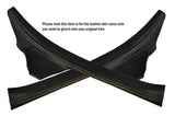 YELLOW STITCHING 2X REAR DOOR KICK TRIM SKIN COVERS FITS LEXUS IS200 98-05