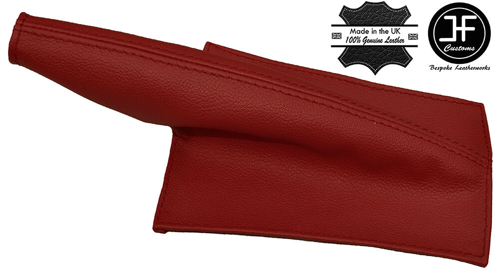 DARK RED LEATHER HANDBRAKE GAITER FITS MINI COOPER CLASSIC UP TO 2000 CUSTOM NEW