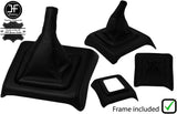 BLACK STITCH LEATHER GEAR+FRAME+BASE SURROUND FOR MAZDA B2000 B2200 B2600 86-93