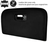 BLACK STITCH LEATHER GLOVE BOX LID LEATHER COVER FOR JAGUAR X-TYPE 2001-2009