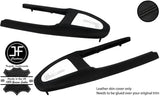 BLACK STITCH AUTO GEAR SURROUND LEATHER COVER FOR PORSCHE 987 BOXSTER CAYMAN