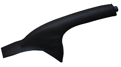 black stitch FITS KIA SPORTAGE 04-10  LEATHER HANDBRAKE GAITER CUSTOM NEW