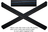 BLUE STITCH 2X DOOR SILL TRIM SKIN COVERS FITS NISSAN 300ZX Z32 1990-1996